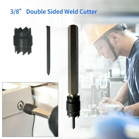 13pcs 3//8/" Rotary Spot Weld Cutter Remover Drill Bits with Replacement Blade Kit